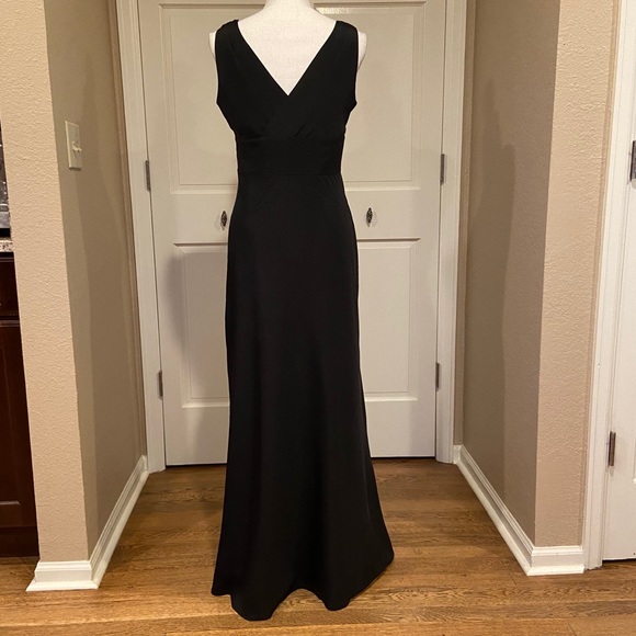 “Sophia” Black Silk Long Gown by J. Crew - Picture 4 of 16